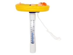 Termómetro flotante de piscina con dibujos animados, termómetro de plástico para piscina, termómetro para bañera GOKOCO
