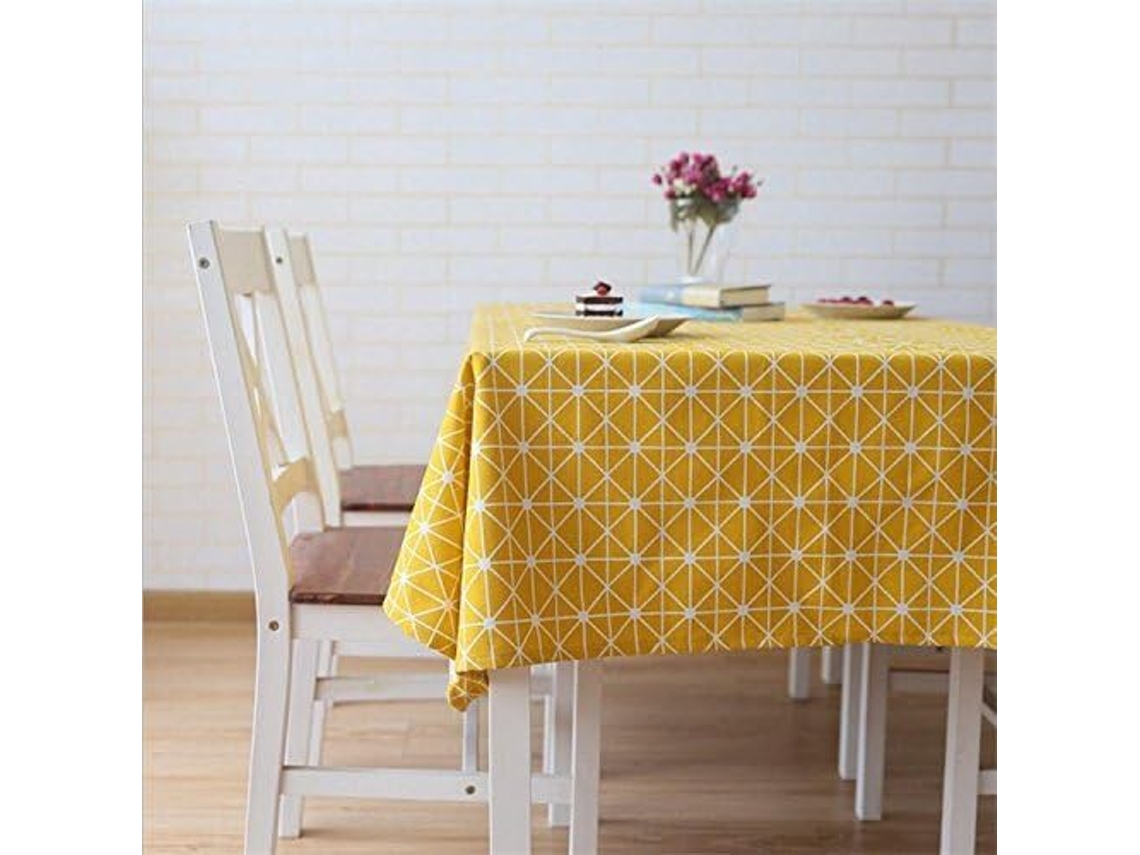 HYMNORA Mantel de tela vintage, antiderrames y resistente a las manchas, ideal para comidas diarias. Fácil de limpiar con agua fría.