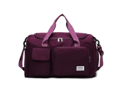 Bolsa de deporte, ideal para fitness, viajes y camping, color morado Hexinyigjly
