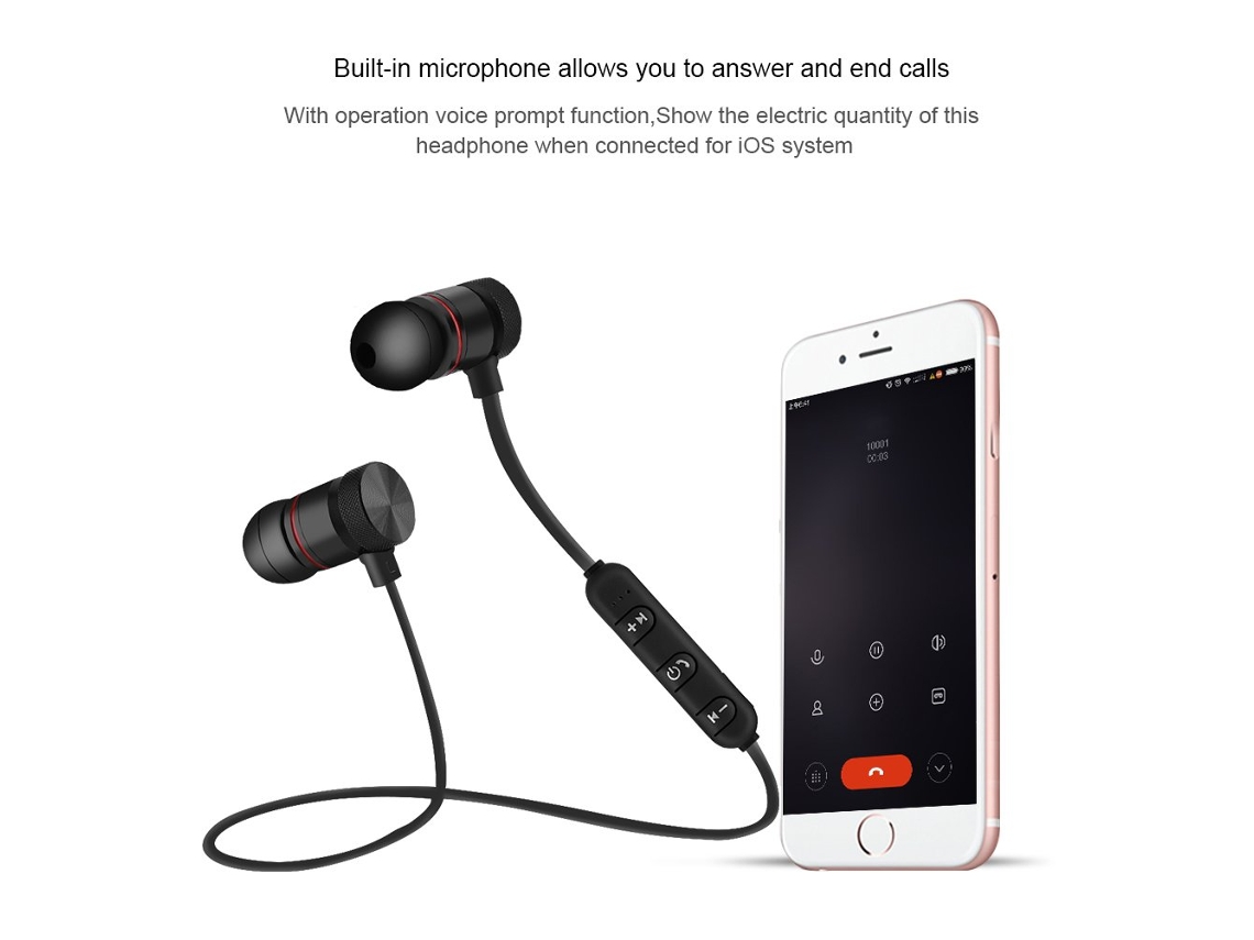 Auriculares Bluetooth Computadoras port tiles con imanes