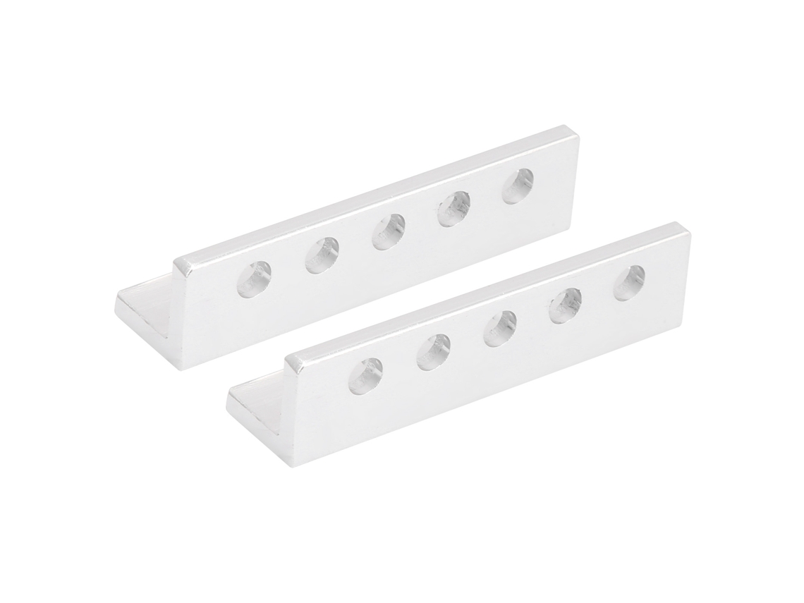 Suporte de viga em L de alumínio com 5 furos para robô Tetrixrobotics (1 par) 310300050048