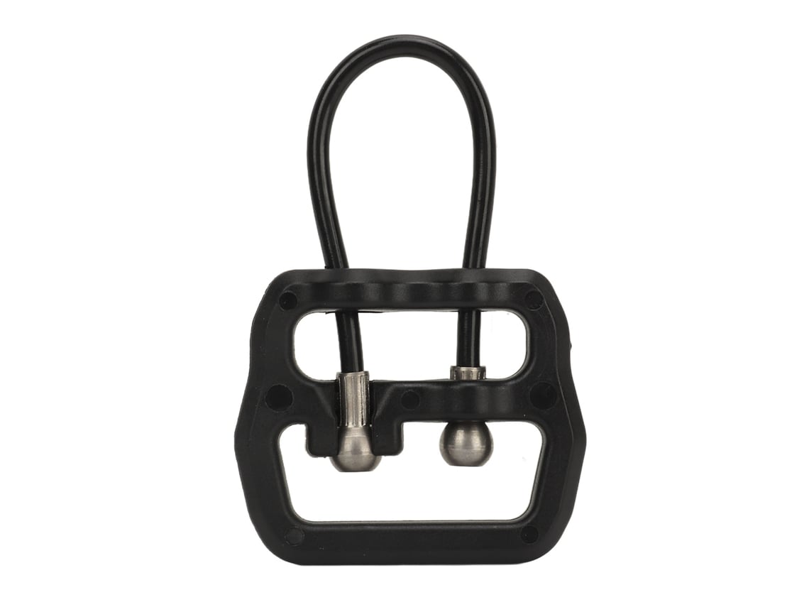 Qd Wire Loop Preto De Aço Inoxidável Com Liberação Rápida Para Cinto De Combate 25mm Aventuras Ao Ar Livre