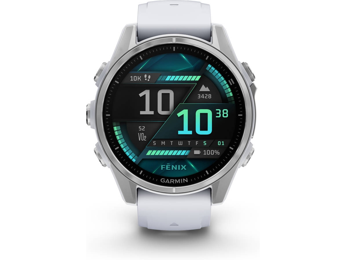 Smartwatch GARMIN Fenix 8 43 mm Acero Blanco Amoled