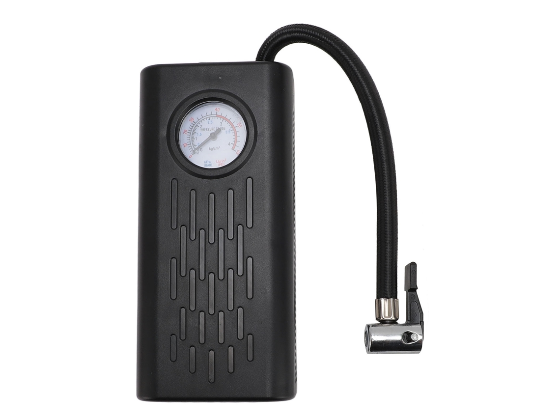 Bomba De Aire Portátil Inalámbrica De 120 W Y 150 Psi Para Inflar Neumáticos De Coche, Bicicleta, Motocicleta Y Balón, Con Indicador De Presión.