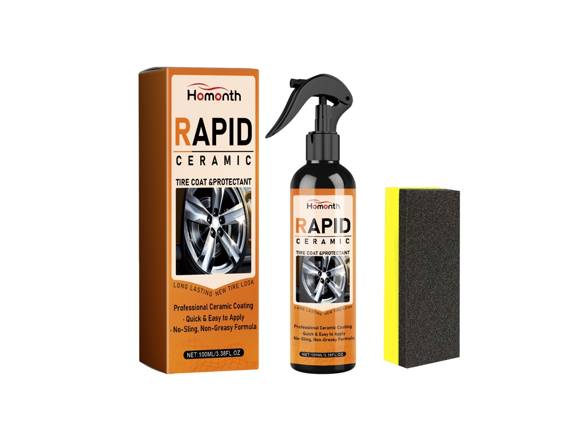 Recubrimiento cerámico en aerosol para neumáticos: aplicación rápida y sencilla.