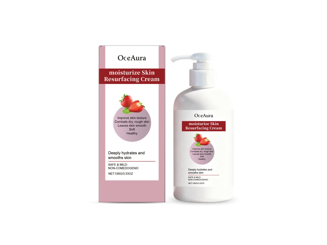 Crema revitalizante de fresa que hidrata y nutre la piel.