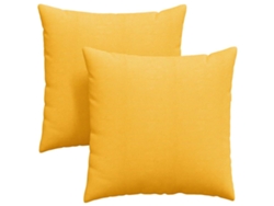 Cojines para sofá, 2 unidades, color amarillo claro, 60x60cm HARLANV1
