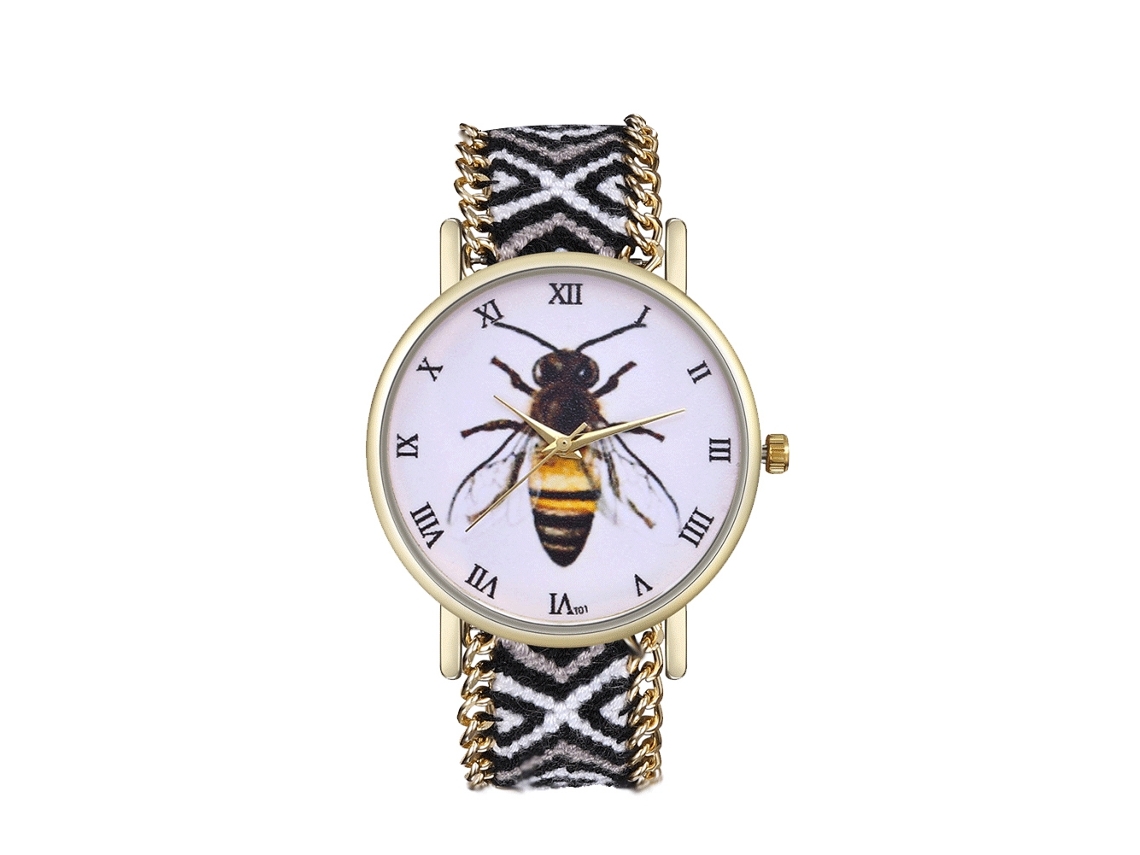 Reloj Casual De Moda Unisex Zhoulianfa Con Correa De Lana Y Movimiento De Cuarzo.