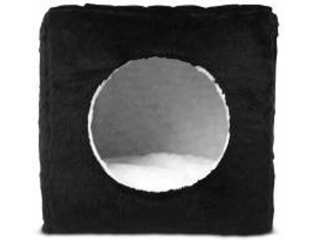 Cama para Perros y Gatos GAUTY Pelo (Blanco y Negro - 40 x 40 x 40 cm)