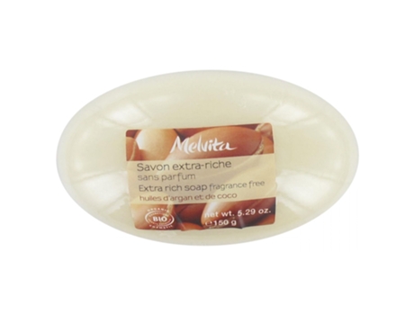 Aceite Jabón Extrarico de Argán Y de Coco Sin Perfume Bio 150 G MELVITA