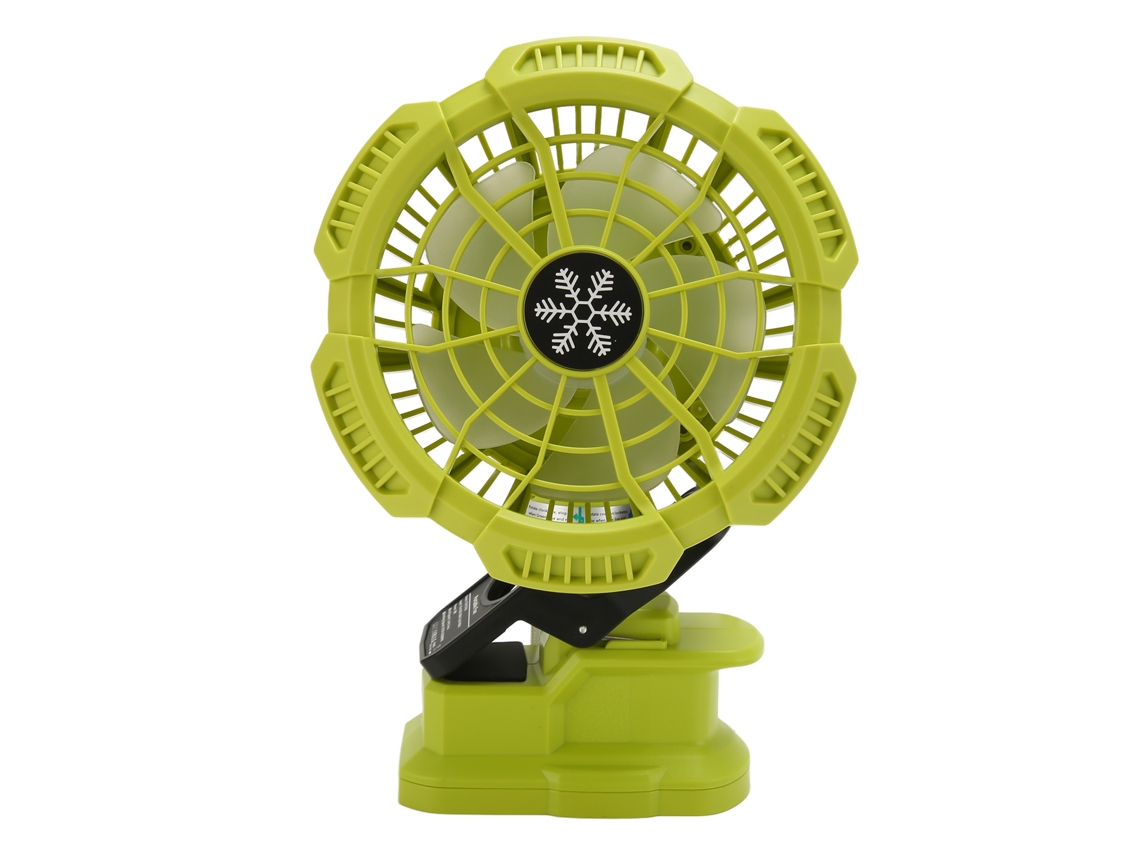 Ventilador Inalámbrico Con Clip, Batería De 14,4-18 V, 3 Velocidades, Rotación De 315°, Para El Lugar De Trabajo.