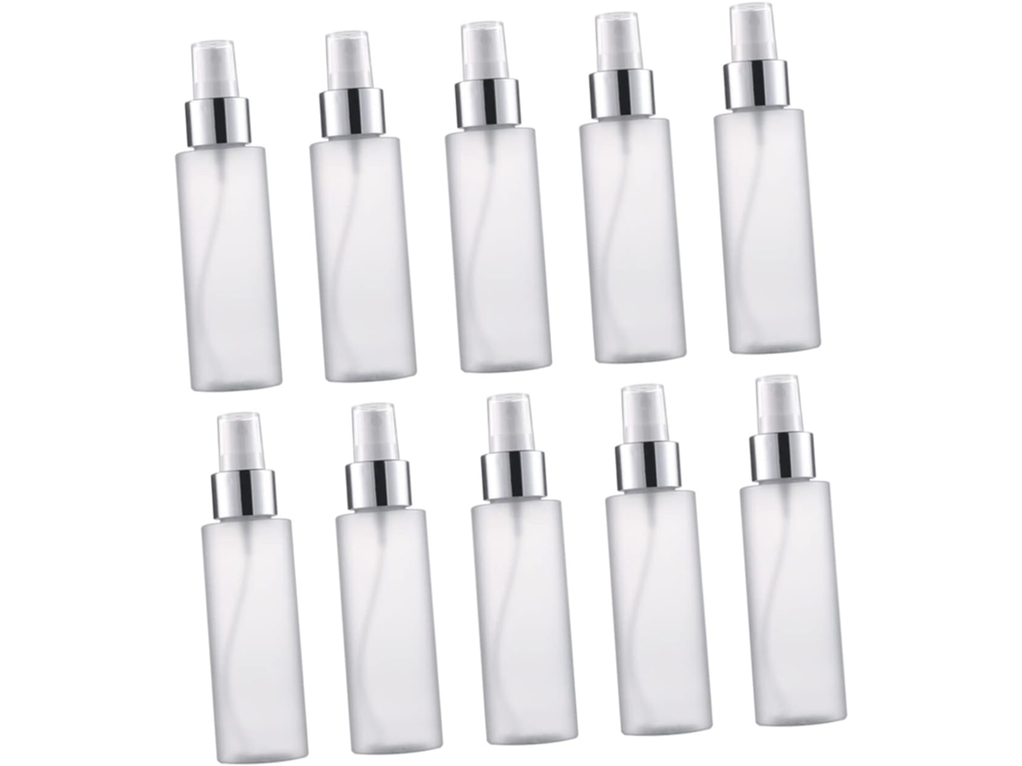 De 10 Frascos Atomizadores Para Loções E Cosméticos, Ideais Para Viagens E Uso.