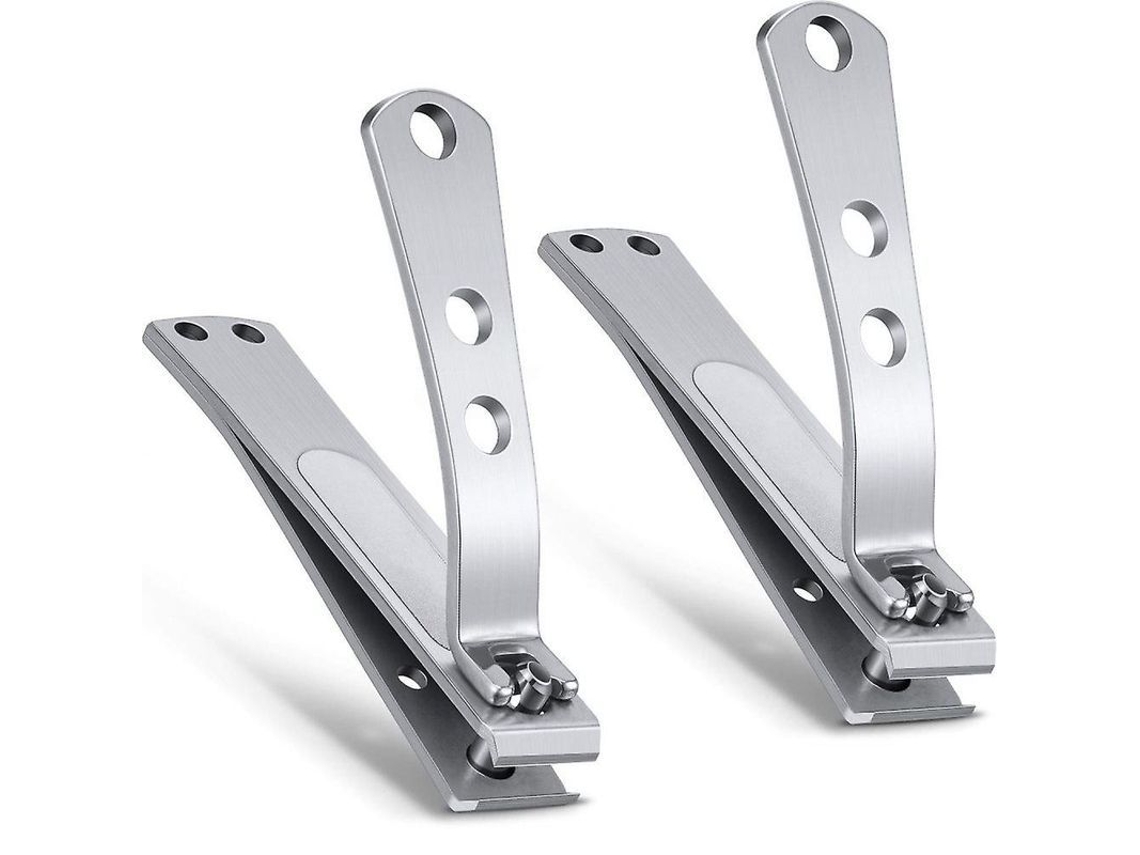 Tijeras De Uñas De Acero Inoxidable Duraderas (2 Unidades) Para Dedos De Manos Y Pies, Para Niños Y Adultos.