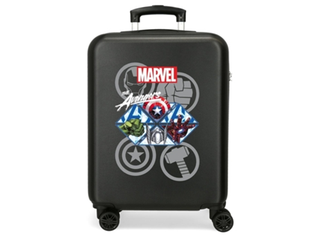 Maleta de Cabina AVENGERS (38 x 55 x 20 - ABS - Negro)