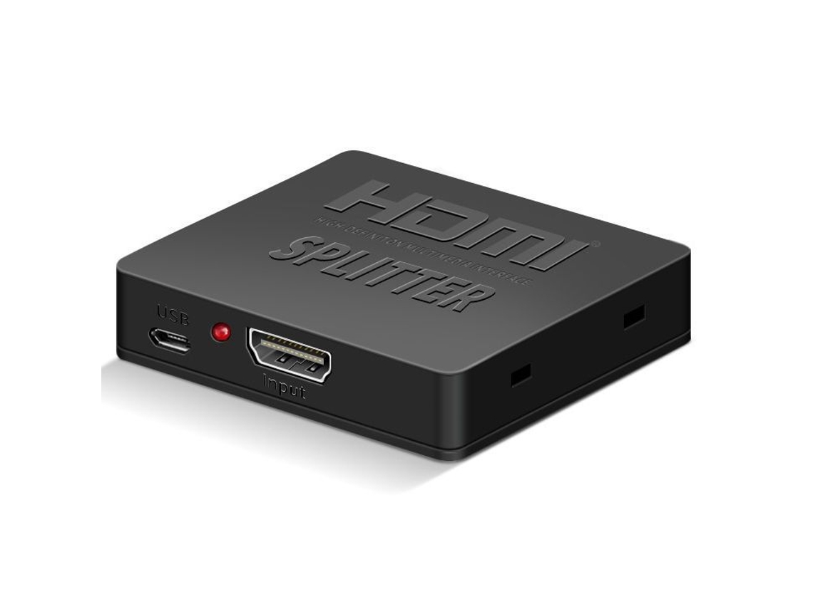 Distribuidor De Señal Hdmi 4k, 1 Entrada/2 Salidas, Distribuidor De Doble Pantalla.