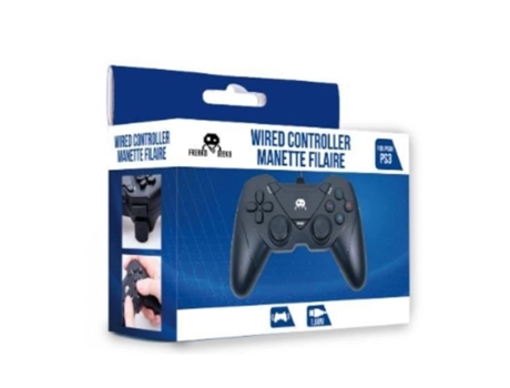 Mando con Cable para Ps3 y PC 1 Cable 8M Negro