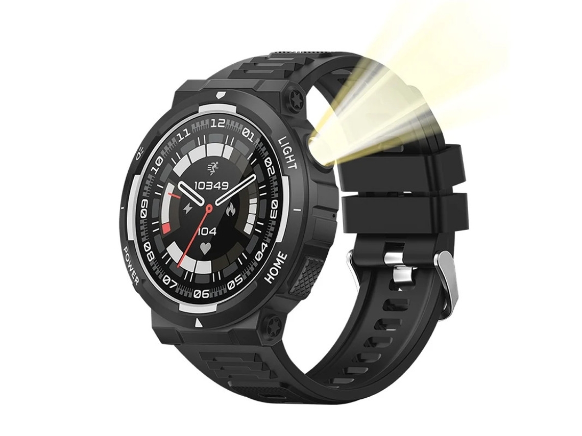 Reloj inteligente de diseño robusto para deportes y fitness, ideal para el gimnasio, actividades al aire libre, ejercicio y deportes. Bestvite
