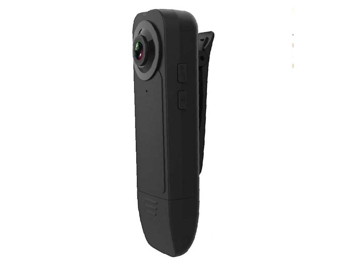 Mini cámara inalámbrica portátil con clip, grabadora de video de 1080p con detección de movimiento, visión nocturna, práctica y económica (negro)