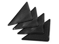 Rebe-grips Antideslizantes Para Esquinas De Alfombra Silicona Protector De Suelo Seguro Para Cocina Hogar 4 Piezas