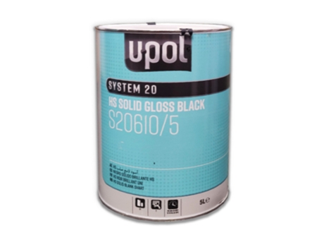 Pintura U-POL Monocapa Negro 2:1 S20610 Hs 5 Lt