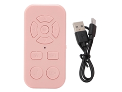 Control Remoto Bluetooth V4.2 Para Teléfonos Android: Buscapersonas, Disparador De Cámara Y Vídeo - Rosa