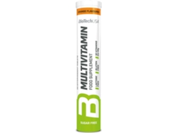 Complemento Alimentar BIOTECH USA Multivitamin Effervescent-Multivitaminico 1 Tubo X 20 Tabs (Naranja - 200 ml)