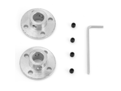 2 Peças Acoplamento Rígido De Brida M4 Conector De Eixo Motor Id 10mm Od 16mm