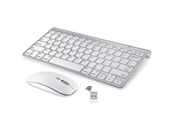 Teclado Y Ratón Inalámbricos Para Apple Imac, Windows O Android (conexión Inalámbrica 2.4g)