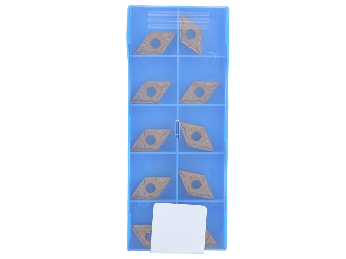 10 insertos de carburo sólido indexables para torno CNC DNMG150408‑TM LF9018