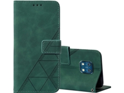 Protector de Pantalla Folio Filme Hd para Nokia Xr 20 HONGWE. Piel Sintética Verde
