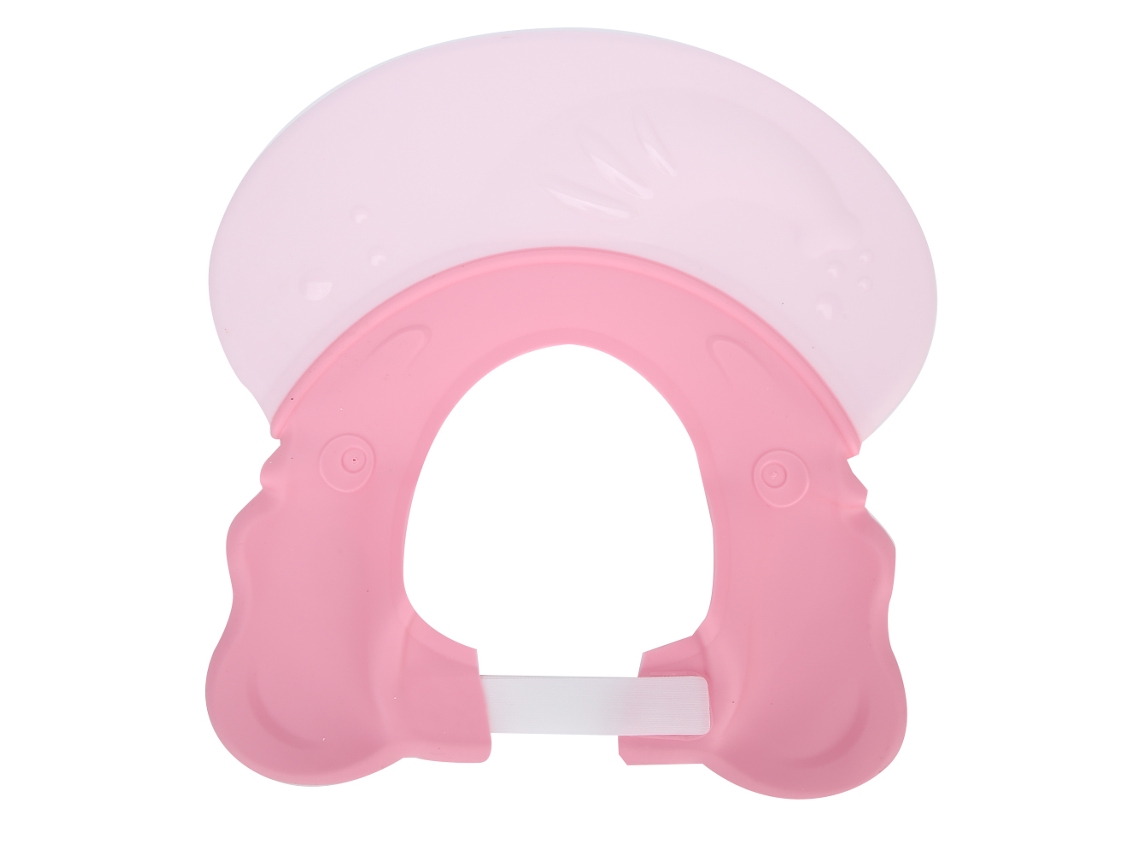 Chapéu De Banho Para Bebê Com Proteção Dupla Para Ouvidos Repelente À Água Para Adultos E Crianças Rosa