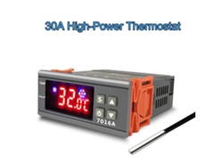 Controlador De Temperatura Digital 7016a Termostato Con Sensor Ntc Calefacción Refrigeración Refrigerador Incubadora 30a