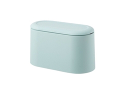 2026-linjou Papelera Pequeña Desmontable, Cubo De Basura Plástico Mini, Papelera De Mesa Pop Up (azul)