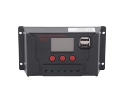 Controlador de carga solar PWM Primerox de 40 A, 12 V/24 V, regulador de batería solar portátil