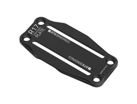 Fijaciones ATK RACE Placa De Calcanhar R17 30 Mm Prateado