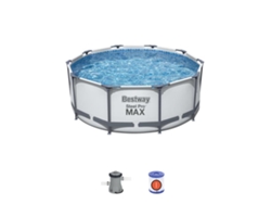 Piscina de Acero BESTWAY 5616T (con Cartucho - 6148 L - 305x100cm)