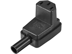 Enchufe De 110-250 V Ca 10 A, Adaptador De Iec320 C13, De Ángulo Recto