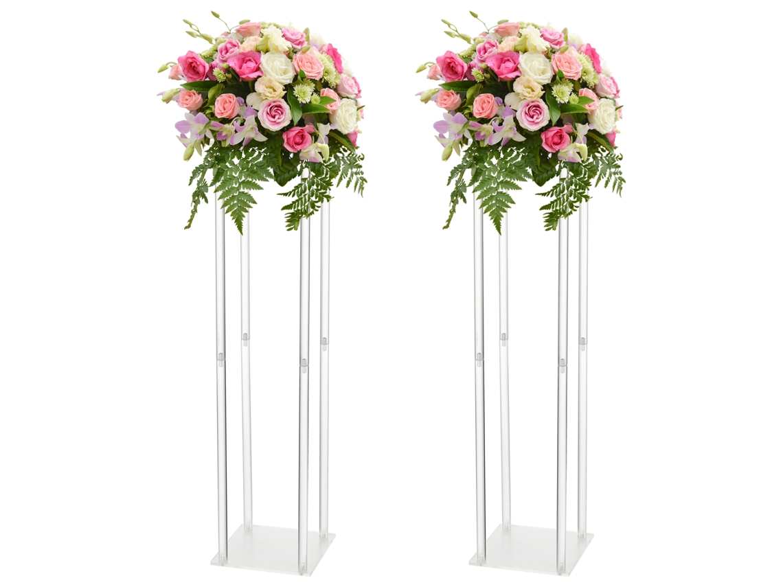 Guía de base floral para bodas, división en dos segmentos, estilo costura