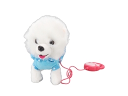 Perro de peluche interactivo eléctrico con control remoto - Azul