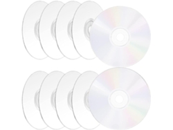 10 Discos Cd Transparentes Hechos Decoración Hogar Pintura Escritura Ideales Dormitorios Eventos Festivos Mano