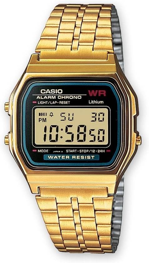 Reloj Digital CASIO Vintage Hombre (Acero - Negro)