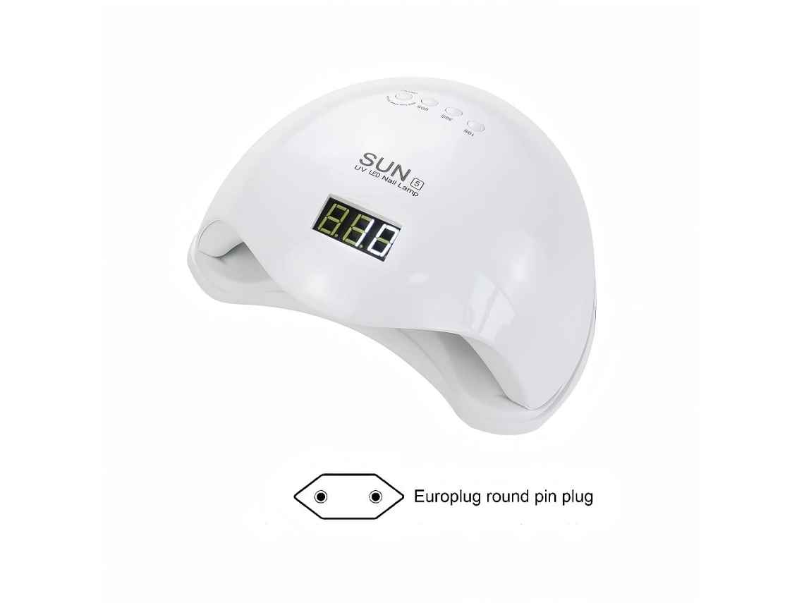 Lámpara de uñas Sun5 de 48 W con sensor inteligente y temporizador Flashdog Tech