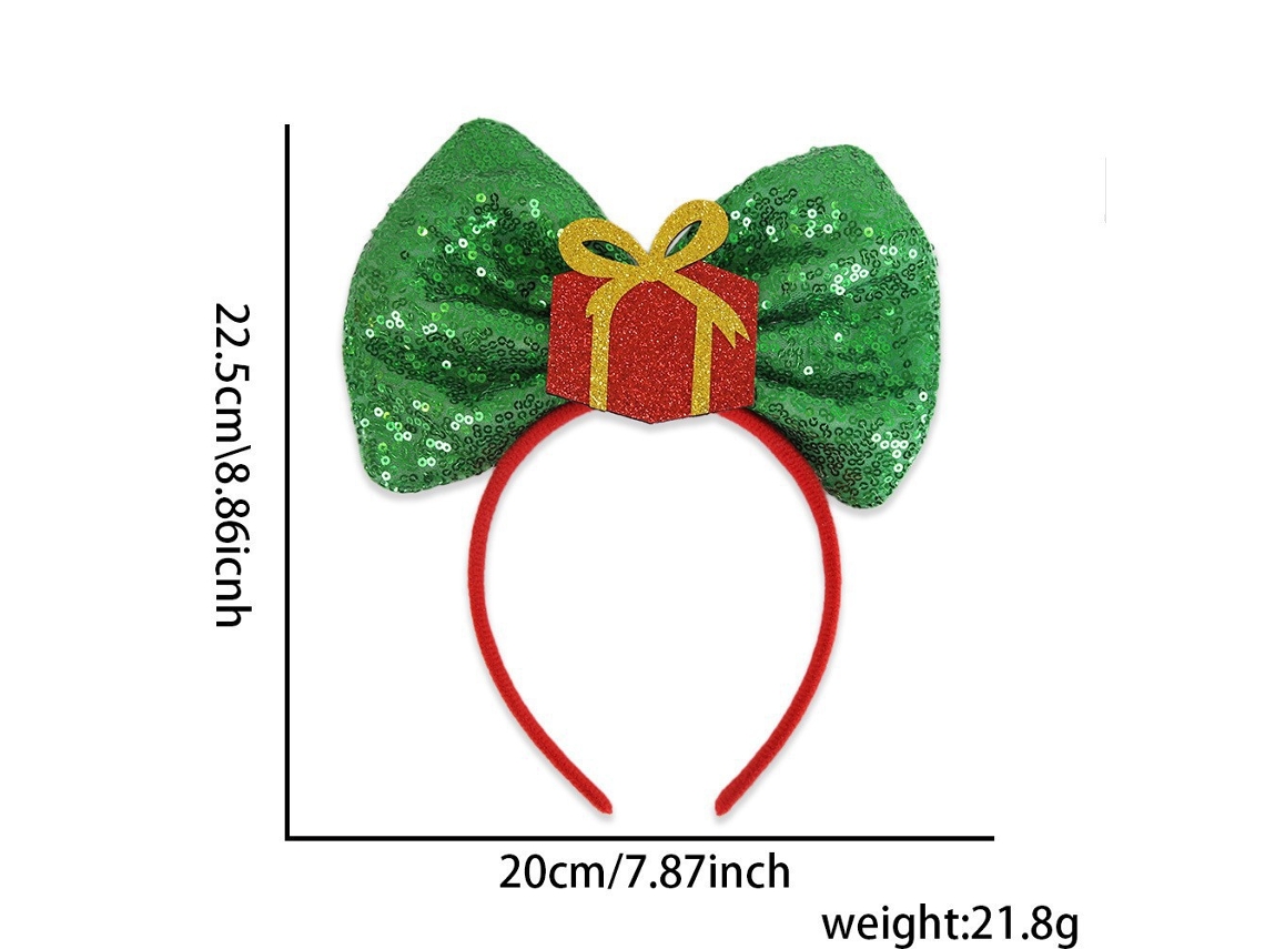 Diadema navideña con cuernos, accesorio navideño brillante, ideal para fiestas, cosplay y uso diario Aeuzwr (Estilo 36)