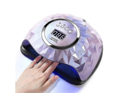 Lámpara de uñas con 60 perlas, curado UV/LED, doble fuente de luz GOKOCO