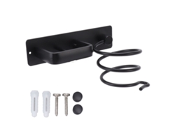Soporte de pared para secador de pelo Baok, resistente a altas temperaturas, antioxidante, ahorra espacio, para baño.