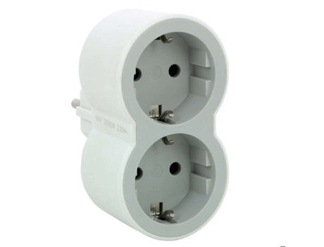 Enchufe Doble Frontal LEGRAND Blanco