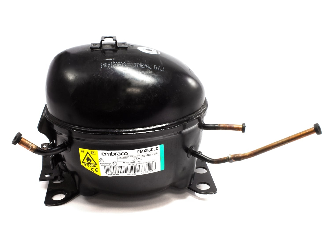 Compresor Embraco Emx55clc R600a Lbp 9,04cc Para Frigorífico/congelador Cmp606eb