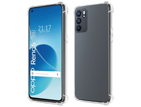 Carcasa Oppo Reno 6 5G TUMUNDOSMARTPHONE Antigolpes Transparente