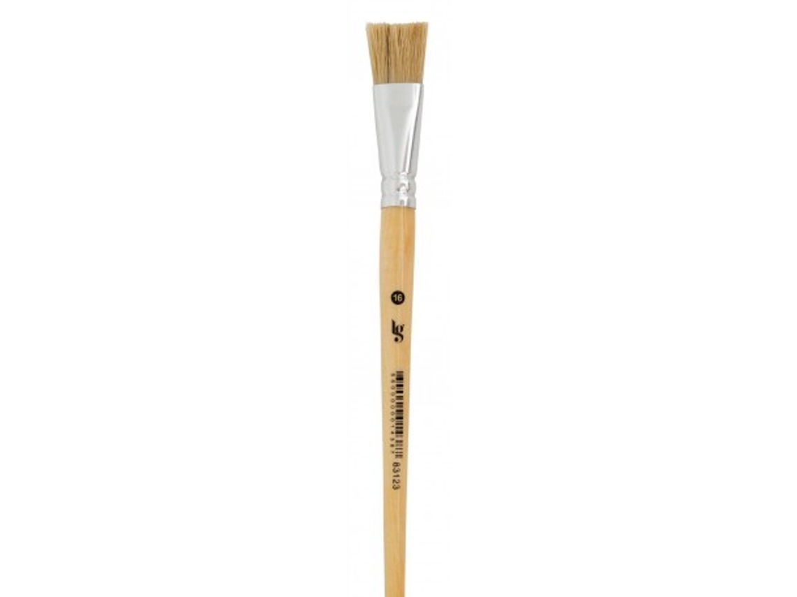 Pincel LG Nº16 Natural Espatulado Mango Corto 83123