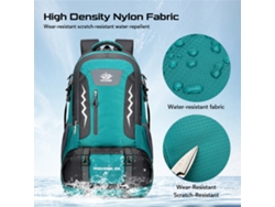 Mochila De Trekking De 60 Litros Resistente Al Agua Para Camping, Montañismo, Viajes Y Actividades Al Aire Libre, Unisex.